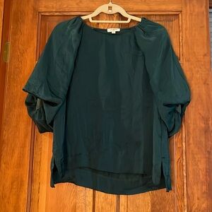 Umgee USA - Green Flowy Sleeve Blouse - Size Small